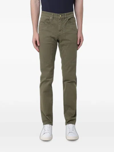 Jeckerson John Slim-fit Trousers In Green