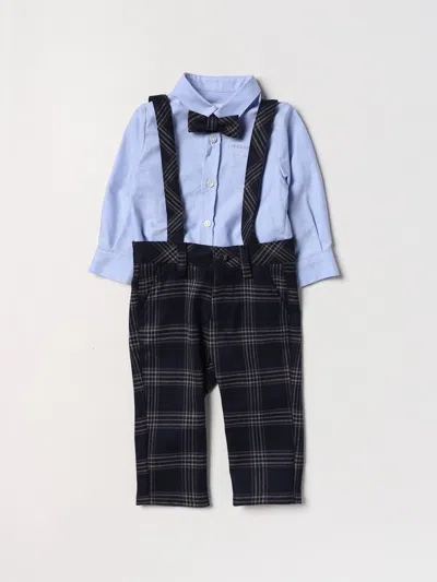 Jeckerson Babies' Romper  Kids Color Blue