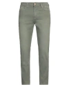 Jeckerson Man Jeans Military Green Size 33 Cotton, Elastomultiester, Elastane