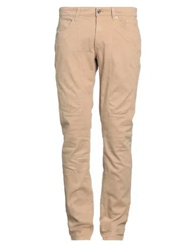 JECKERSON JECKERSON MAN JEANS BEIGE SIZE 35 COTTON, ELASTANE