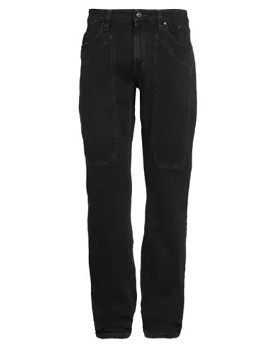Jeckerson Man Jeans Black Size 28 Cotton, Elastane