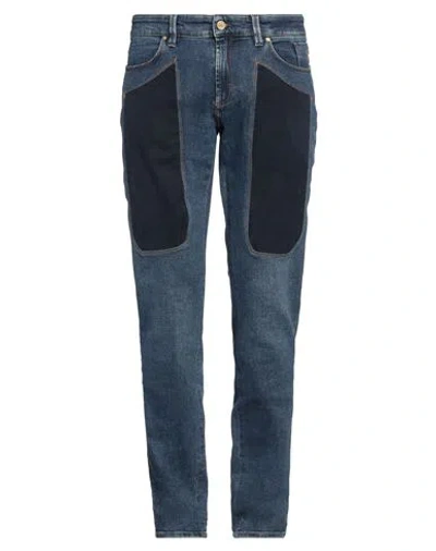 Jeckerson Man Jeans Blue Size 28 Cotton, Recycled Polyester, Elastane