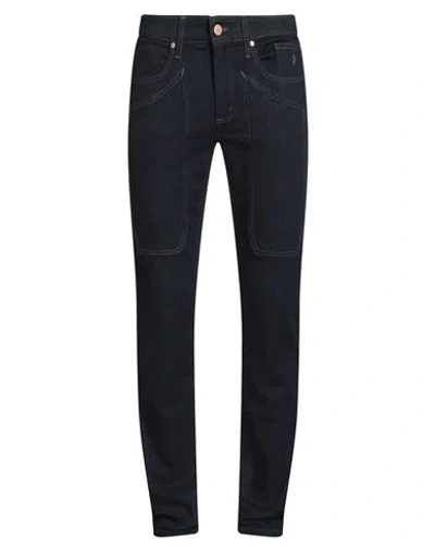 Jeckerson Man Jeans Blue Size 32 Cotton, Elastomultiester, Elastane