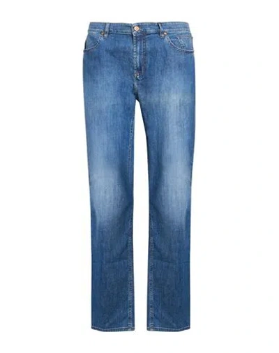 Jeckerson Man Jeans Blue Size 40 Cotton, Elastane