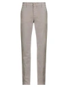 Jeckerson Man Jeans Taupe Size 30 Cotton, Elastane In Gray