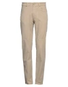 Jeckerson Man Pants Beige Size 30 Cotton, Elastane