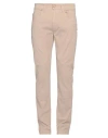 Jeckerson Man Pants Beige Size 35 Cotton, Elastane