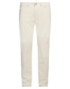 Jeckerson Man Pants Beige Size 34 Cotton, Elastane, Polyester, Polyurethane