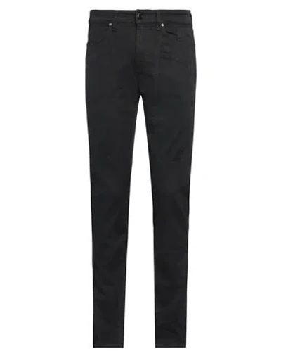 Jeckerson Man Pants Black Size 31 Cotton, Elastane