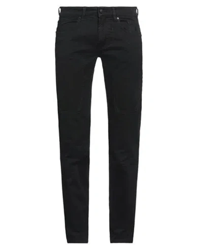 Jeckerson Man Pants Black Size 31 Cotton, Elastane In Black