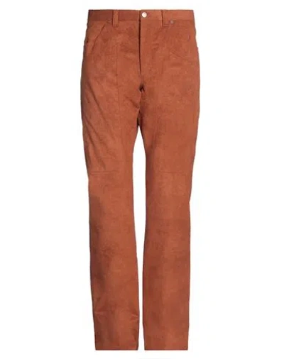 Jeckerson Man Pants Brown Size 33 Polyester, Polyurethane