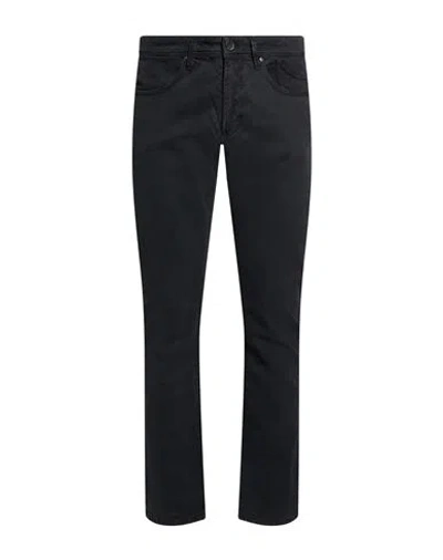 Jeckerson Man Pants Charcoal Size 31 Cotton, Lyocell, Lycra In Black