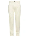 Jeckerson Man Pants Ivory Size 33 Cotton, Lyocell, Elastane In White