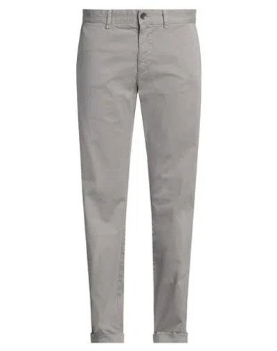 JECKERSON JECKERSON MAN PANTS GREY SIZE 28 COTTON, ELASTANE
