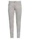 Jeckerson Man Pants Grey Size 31 Cotton, Lyocell, Elastane In Grey