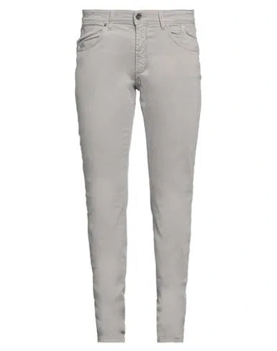 Jeckerson Man Pants Grey Size 31 Cotton, Lyocell, Elastane