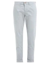 Jeckerson Man Pants Grey Size 33 Cotton, Elastane In Gray