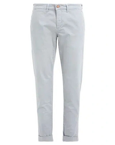 Jeckerson Man Pants Grey Size 33 Cotton, Elastane In Gray