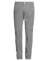 Jeckerson Man Pants Grey Size 38 Cotton, Elastane