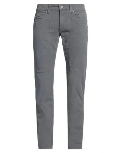 JECKERSON JECKERSON MAN PANTS GREY SIZE 32 COTTON, ELASTANE