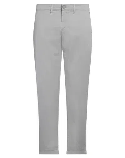 Jeckerson Man Pants Grey Size 35 Cotton, Elastane