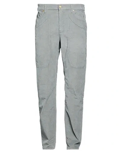 Jeckerson Man Pants Grey Size 40 Cotton, Tencel, Elastane In Gray