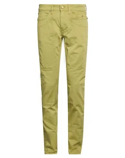 Jeckerson Man Pants Khaki Size 29 Cotton, Elastane In Beige