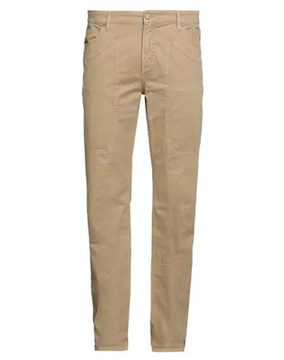 JECKERSON JECKERSON MAN PANTS KHAKI SIZE 32 COTTON, ELASTANE