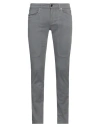 Jeckerson Man Pants Lead Size 32 Cotton, Elastane In Grey