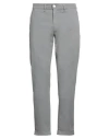 Jeckerson Man Pants Grey Size 38 Cotton, Elastane In Grey
