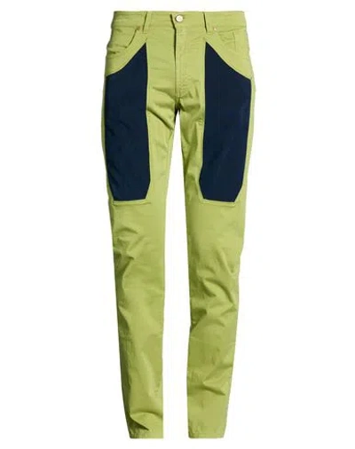 Jeckerson Man Pants Light Green Size 31 Cotton, Elastane
