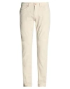 Jeckerson Man Pants Light Grey Size 35 Cotton, Elastane In Gray