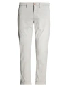 Jeckerson Man Pants Light Grey Size 35 Cotton, Elastane
