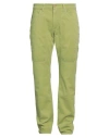 Jeckerson Man Pants Lime Green Size 30 Cotton, Recycled Cotton, Elastane