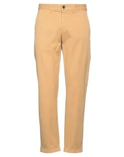 Jeckerson Man Pants Marigold Size 33 Cotton, Elastane In Yellow