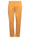 Jeckerson Man Pants Marigold Size 35 Cotton, Elastane In Yellow