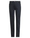 Jeckerson Man Pants Navy Size 40 Cotton, Elastane In Black