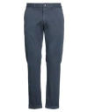 Jeckerson Man Pants Midnight Blue Size 30 Cotton, Elastane