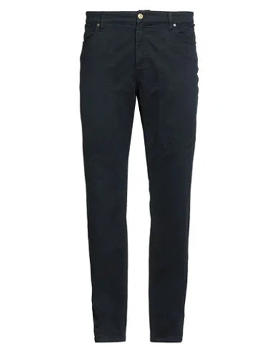 Jeckerson Man Pants Midnight Blue Size 33 Cotton, Elastane