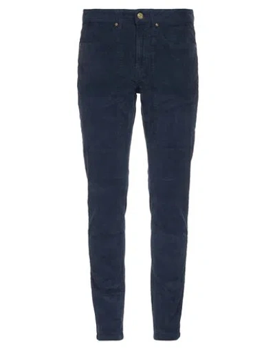 Jeckerson Man Pants Midnight Blue Size 36 Cotton, Tencel, Elastane