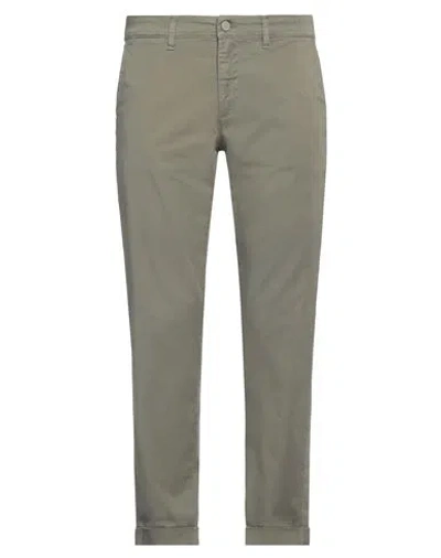 Jeckerson Man Pants Military Green Size 35 Cotton, Elastane