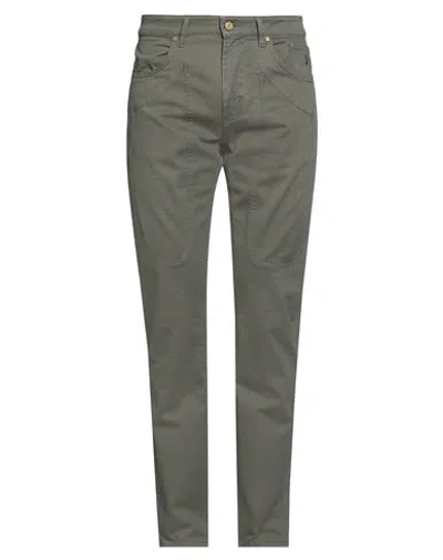 JECKERSON JECKERSON MAN PANTS MILITARY GREEN SIZE 34 COTTON, ELASTANE