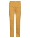 Jeckerson Man Pants Mustard Size 32 Polyester, Polyurethane In Yellow