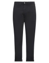 Jeckerson Man Pants Navy Size 33 Cotton, Elastane In Navy Blue