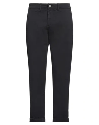 Jeckerson Man Pants Navy Size 33 Cotton, Elastane In Navy Blue