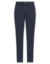 Jeckerson Man Pants Navy Size 35 Cotton, Elastane In Navy