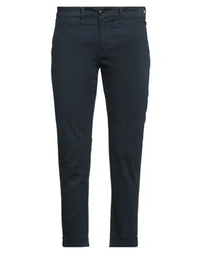 Jeckerson Man Pants Navy Size 34 Cotton, Lyocell, Elastane In Black