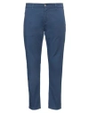 Jeckerson Man Pants Navy Size 31 Cotton, Elastane In Navy