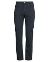 Jeckerson Man Pants Navy Size 35 Cotton, Elastane In Black