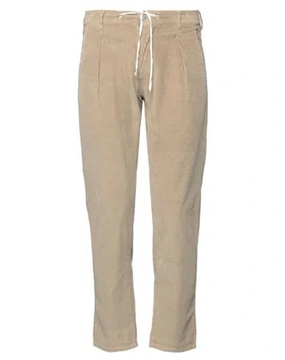 Jeckerson Man Pants Sand Size 29 Cotton, Elastane In Beige